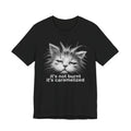 Cat Graphic Tee — "It's Not Burnt, It's Caramelized"