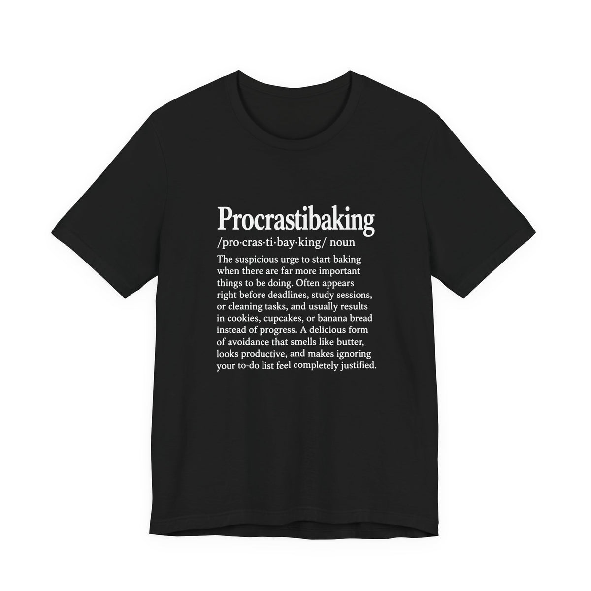 Procrastibaking Definition Tee
